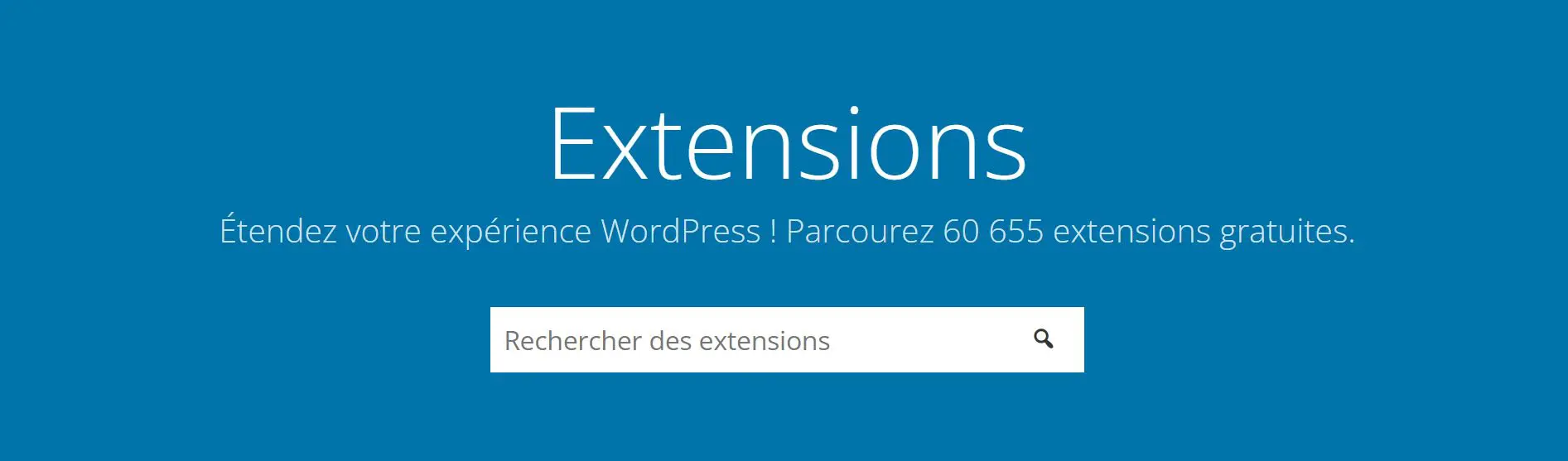 Choisir un plugin sur le catalogue WordPress