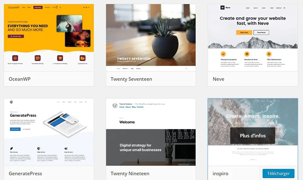 Quel thème WordPress gratuit choisir en 2023