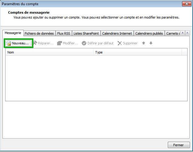 AJOUTER UN AUTRE COMPTE DE MESSAGERIE SUR VOTRE ORDINATEUR visual data 7