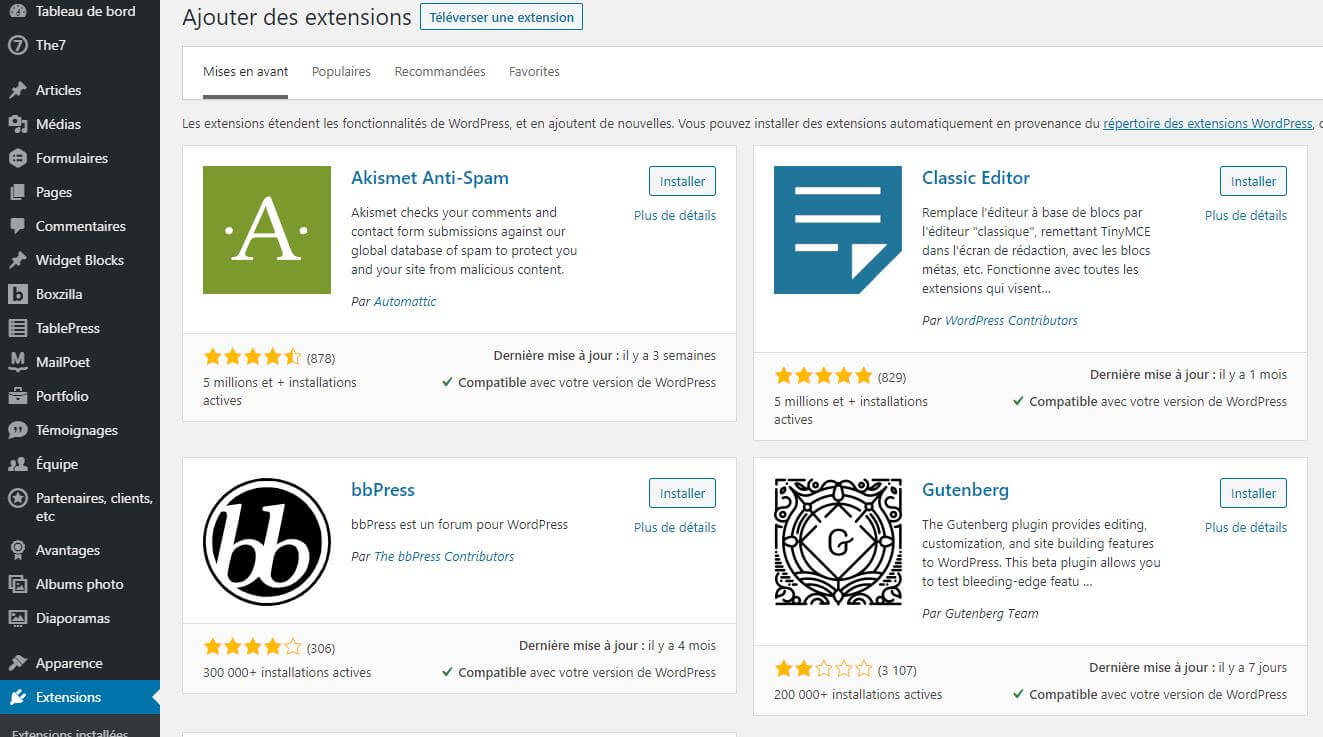 Les meilleurs plugins WordPress, les 10 meilleurs pour votre site
