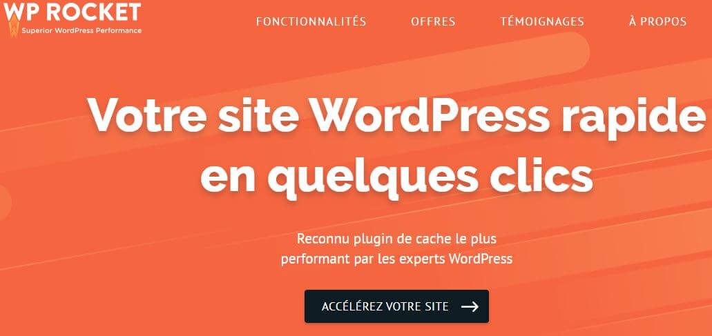 WP Rocket une extension pour WordPress