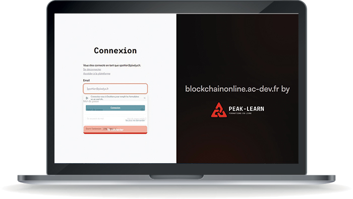 Création site internet Blockchaine pour des formations