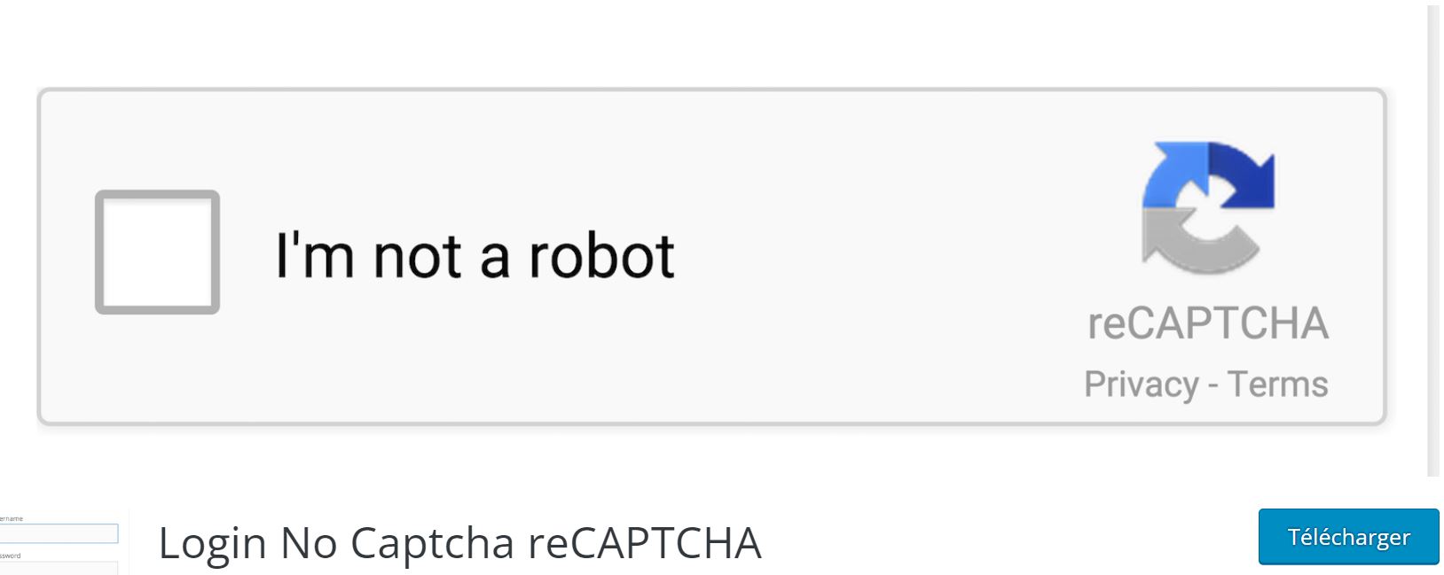 No Captcha reCaptcha utilise la technologie de Google