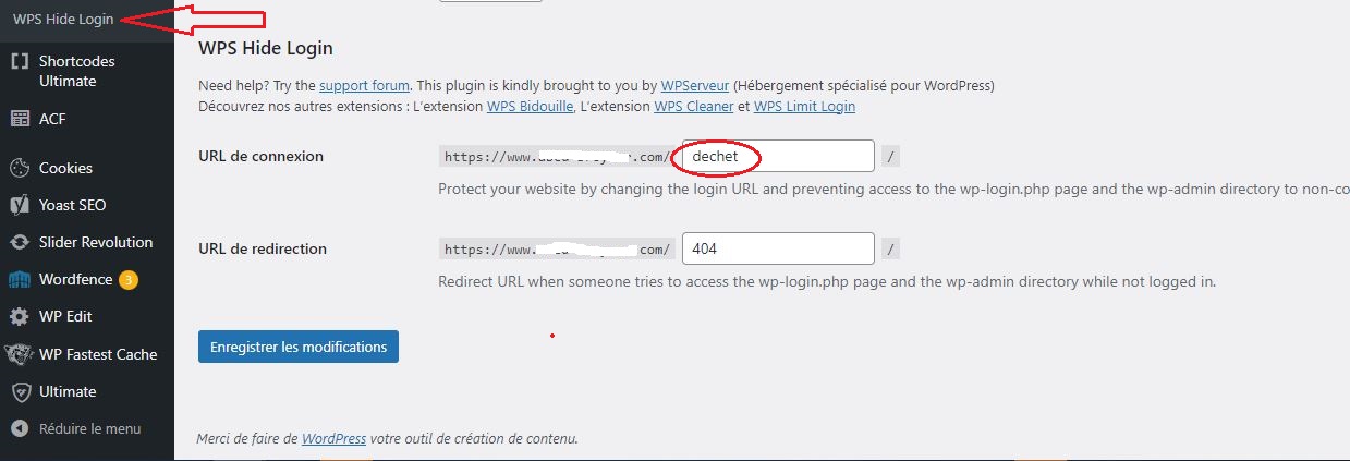 Sécuriser votre site WordPress avec une autre URL de connexion